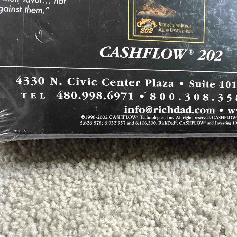 Cashflow Board Game How To Get Out Of The Rat Race Robert Kiyosaki Vintage 1996